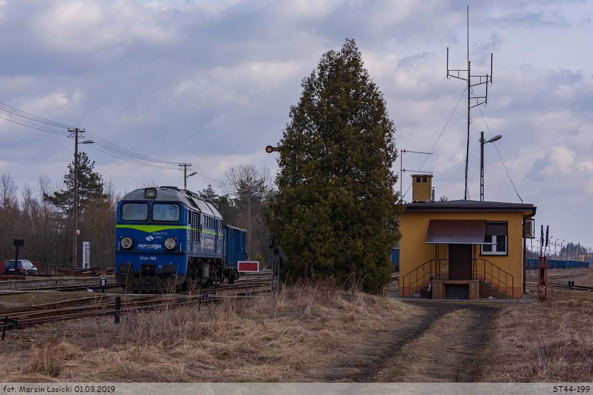 01.03.2019 | Werchrata - ST44-199 in station.