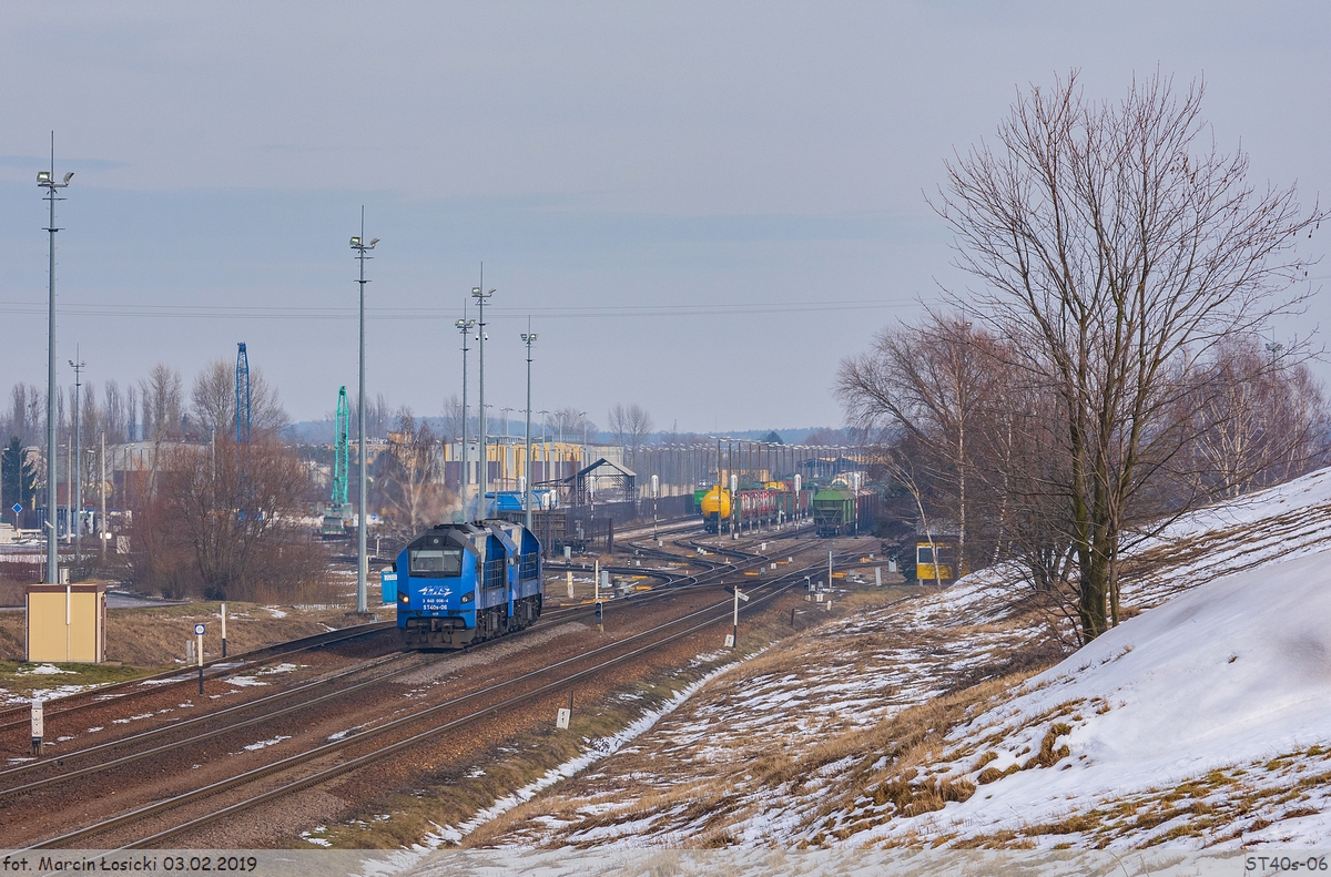 03.02.2019 | Hrubieszów - ST40s-06 with ST40s-21 maneuvering in the station.