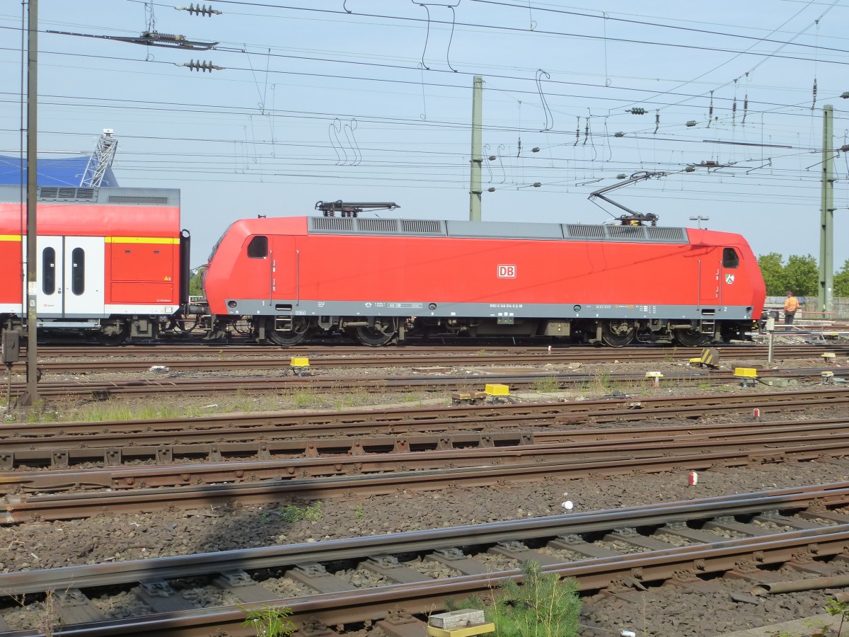 146 xxx is driving between the main station and the Hohenzollernbridge in Cologne on August 22nd 2013.