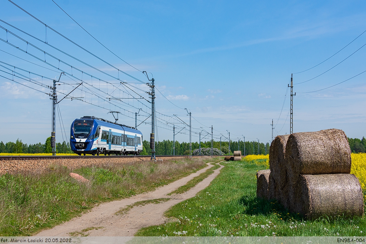 20.05.2022 | Brzozowica - Impuls (EN98-004) going from Terespol to Łuków.