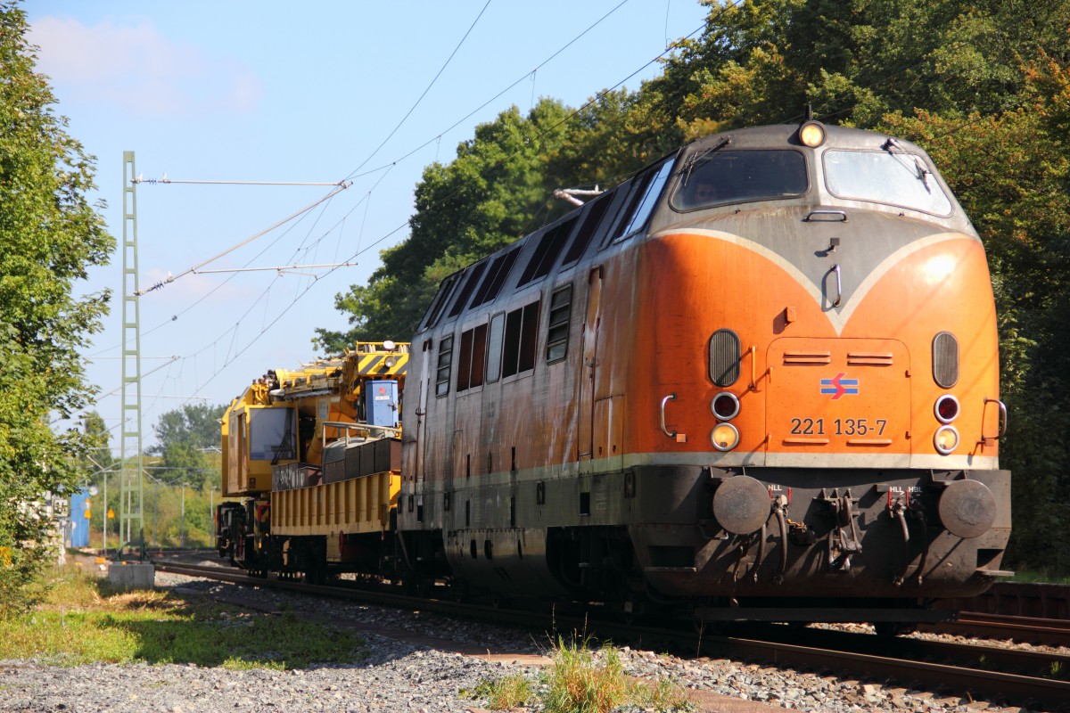 221 135-7 BEG near Michelau 17/09/2014.