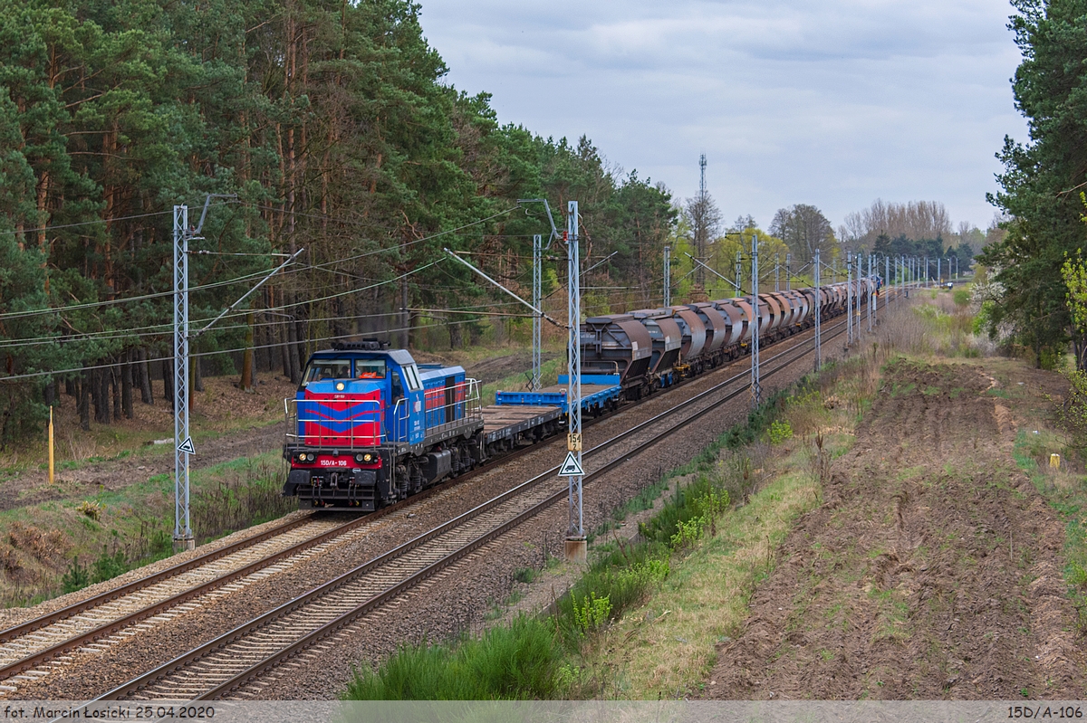 25.04.2020 | Ignaców - 15D/A-106 going from Dąbrowa Górnicza Wschodnia to Bratków.