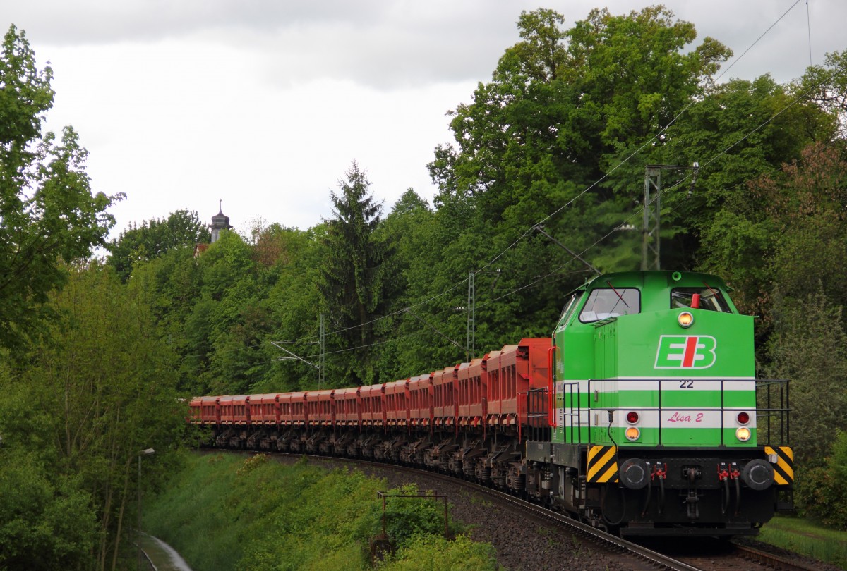 293 025-3  Lisa 2  EIB near Schney 12/05/2014.