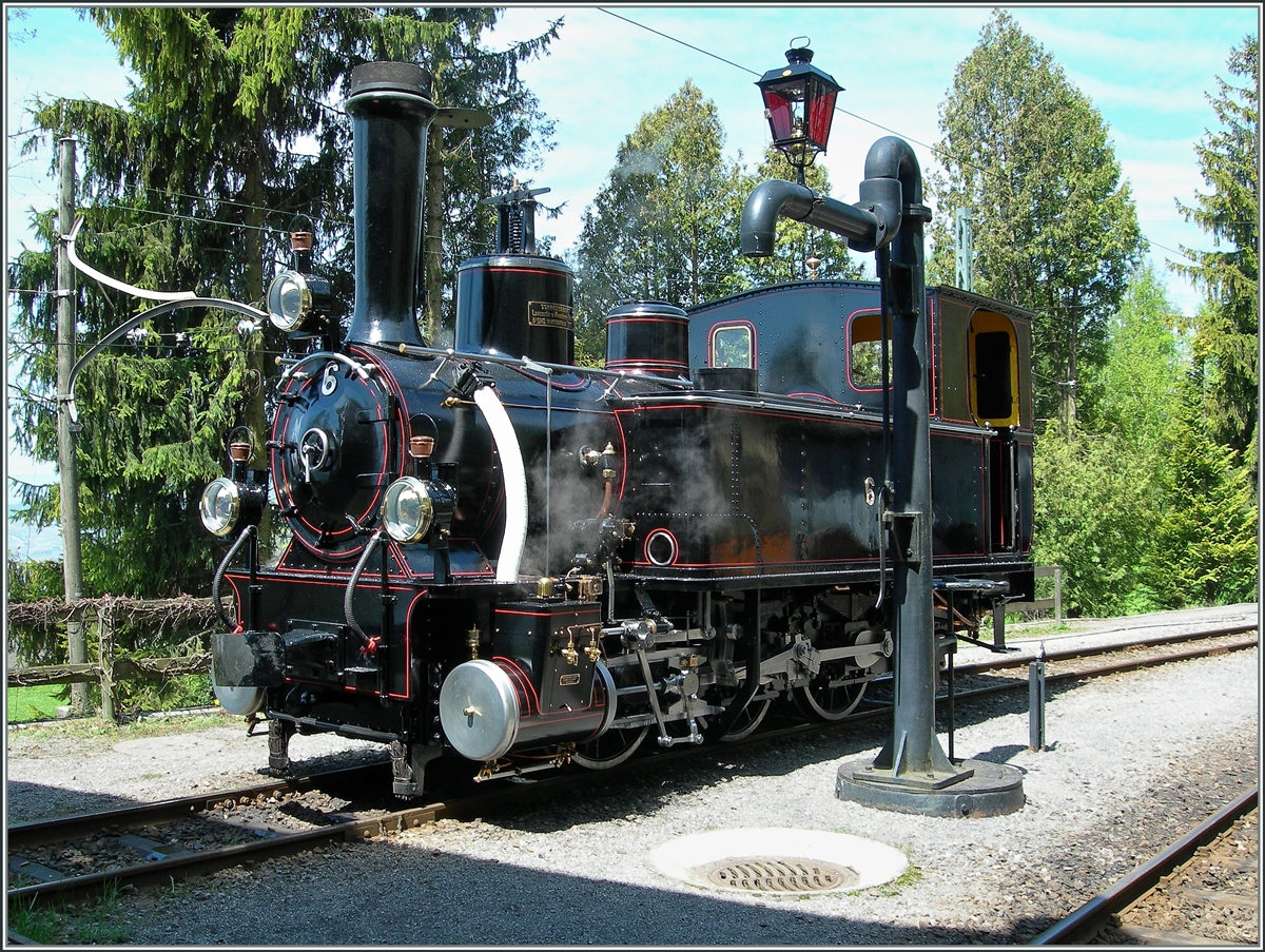 40 years Blonay -Chamby Railway: The JS/BAM G 3/3 in Chaulin.
03.05.2008