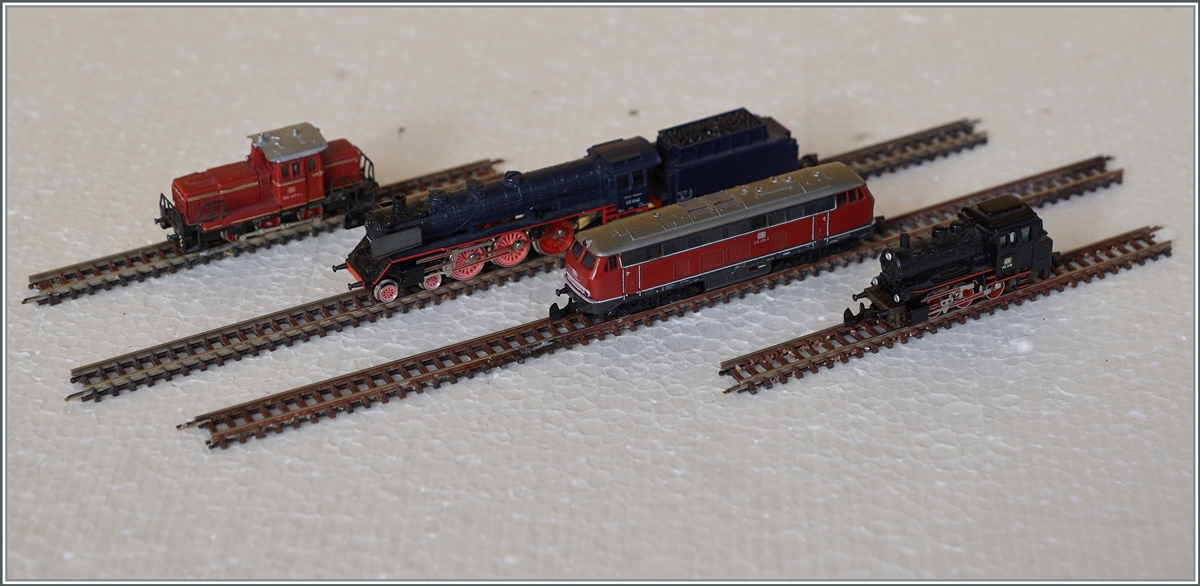 50 yaers märklin mini club. the first models from 1972: DB V 60, DB 03, DB 216 and DB 89. 

03.01.2022
