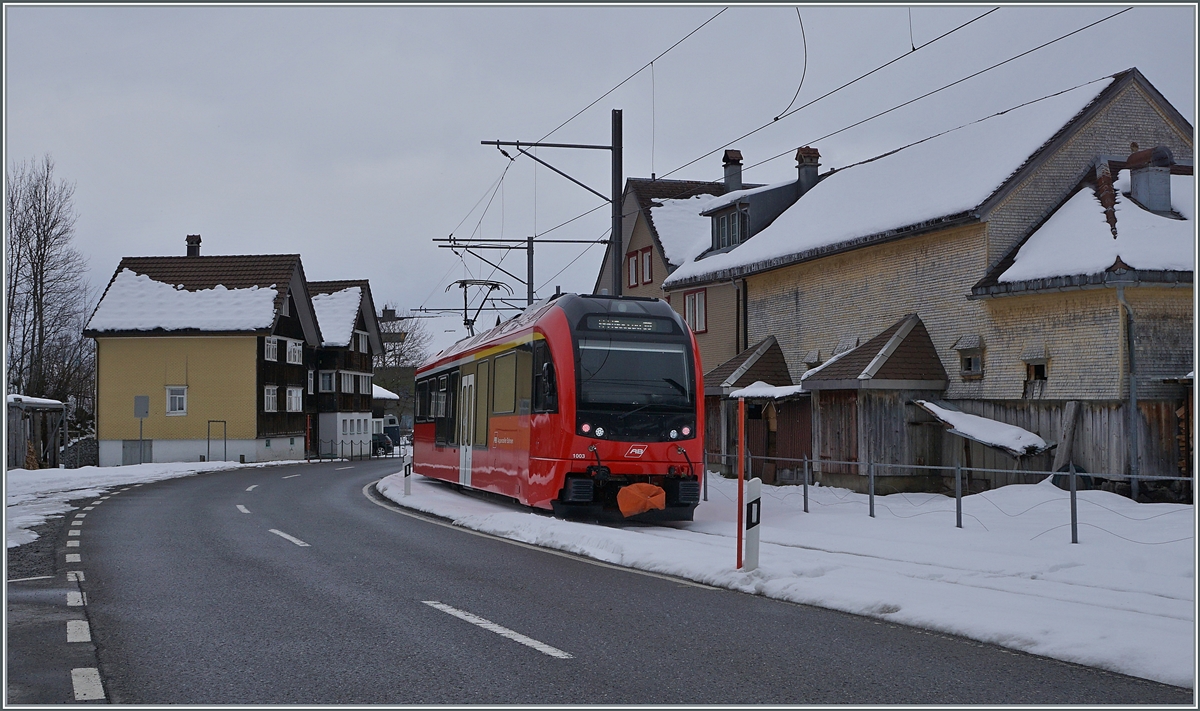 A AB  Walzer  local service is by Schwende on the way from Wasserauen to Gossau.

22.03.2021