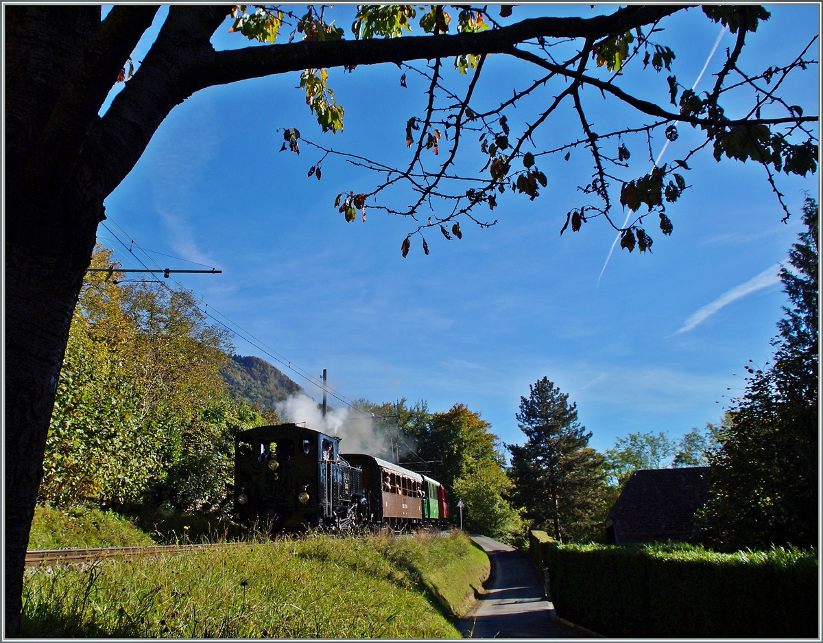 A B-C stemaer train near Blonay.
19.10.2014