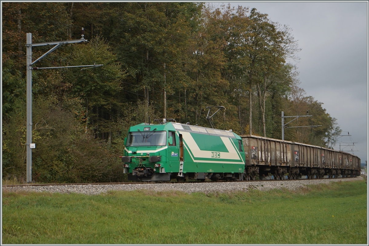 A BAM Ge 4/4 with a sugar beet train just before Apples on the Isle route.

October 15, 2014