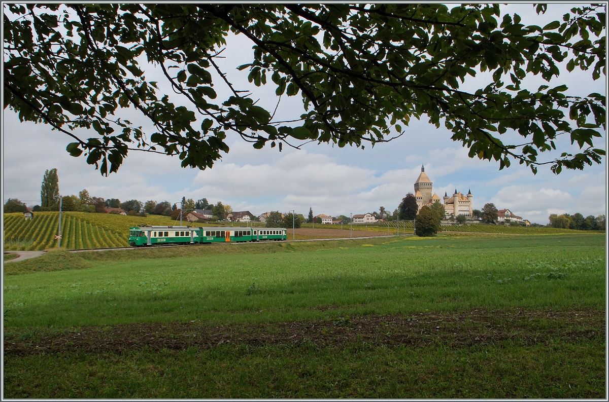 A BAM local train by Vufflens le Château.
15.10.2014