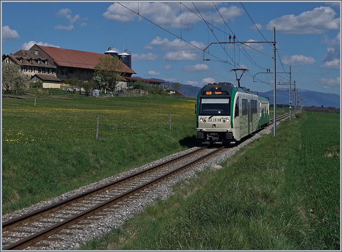 A BAM MBC local train near Pampigny-Sévery.
10.04.2017