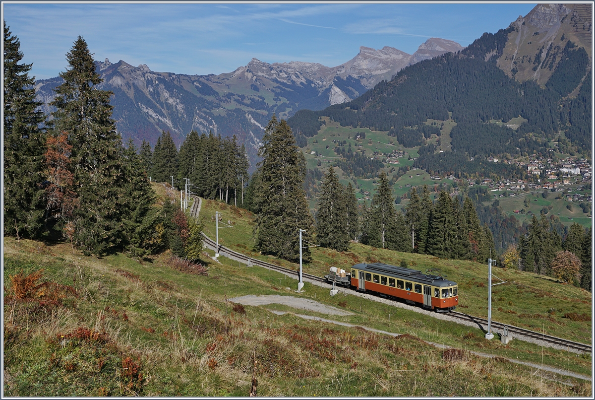 A BLM local service between Grütschalp and Winteregg. 

17.10.2018