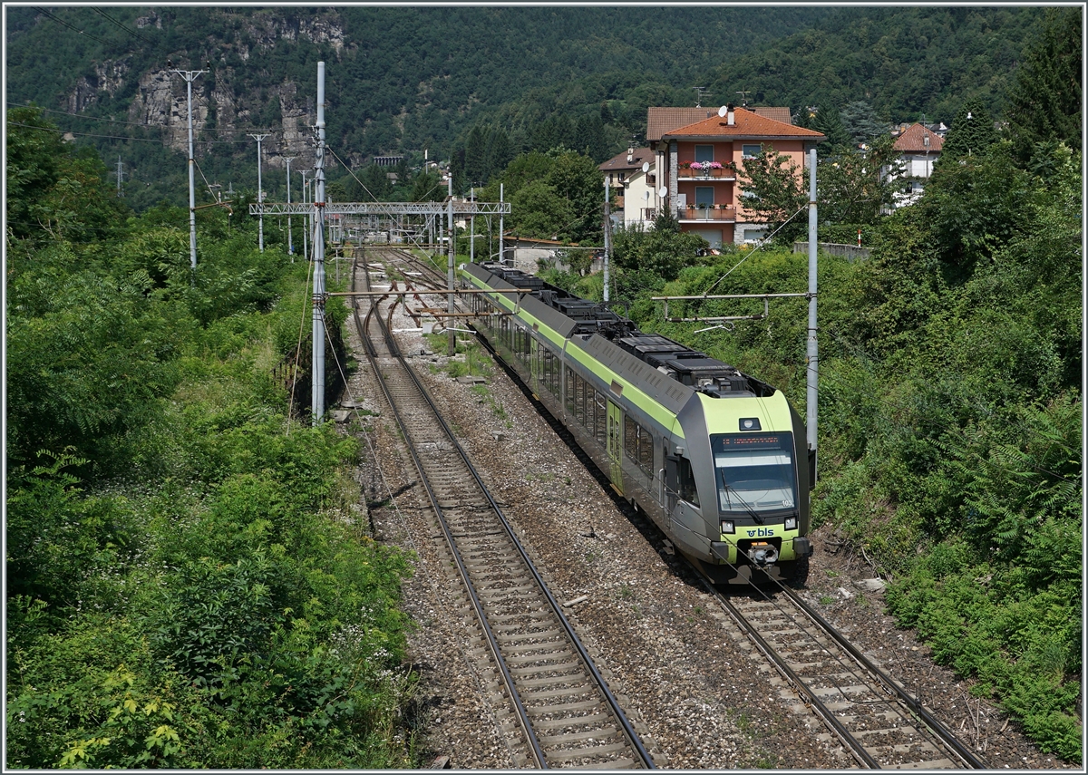 A BLS RABe 535  Lötschberger  on the way to Domodossola by Varzo.

21.07.2021