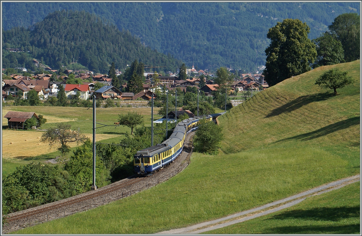 A BOB train by Wilderswil. 12.07.2015