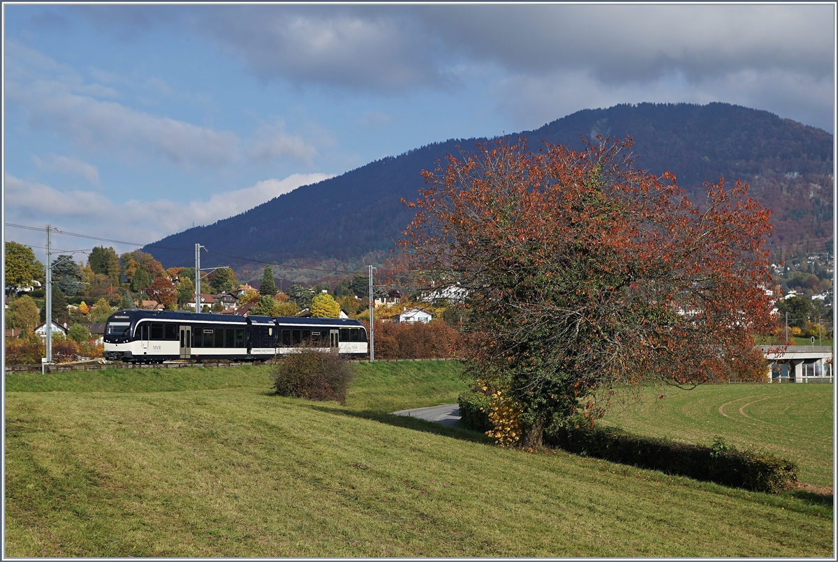 A CEV GTW SURF ABeh 2/6 near the Stop Château d'Hauteville. 03.11.2016