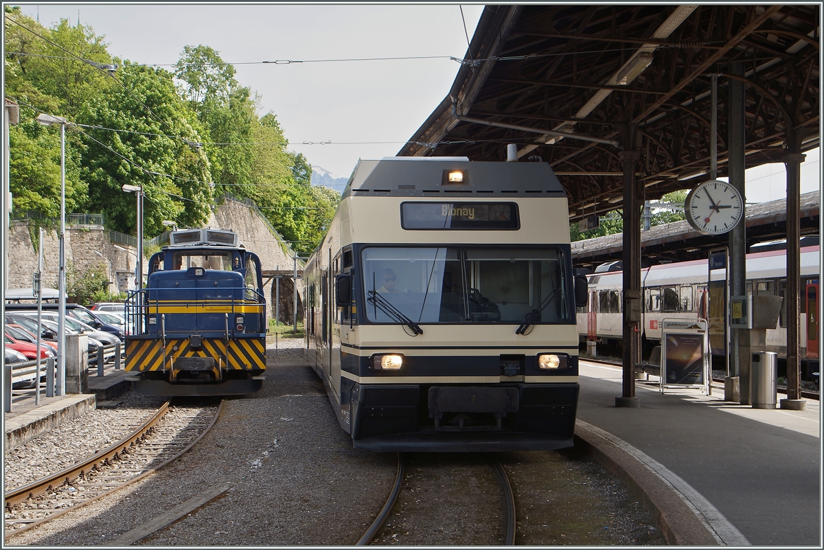 A CEV MVR GTW Be 2/6 in Vevey. 
07.05.2015