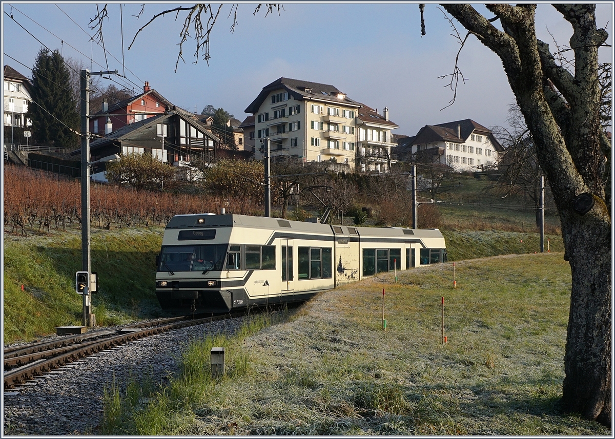 A CEV MVR GTW Be 2/6 is arraving at St Legeir Station.
14.12.2016