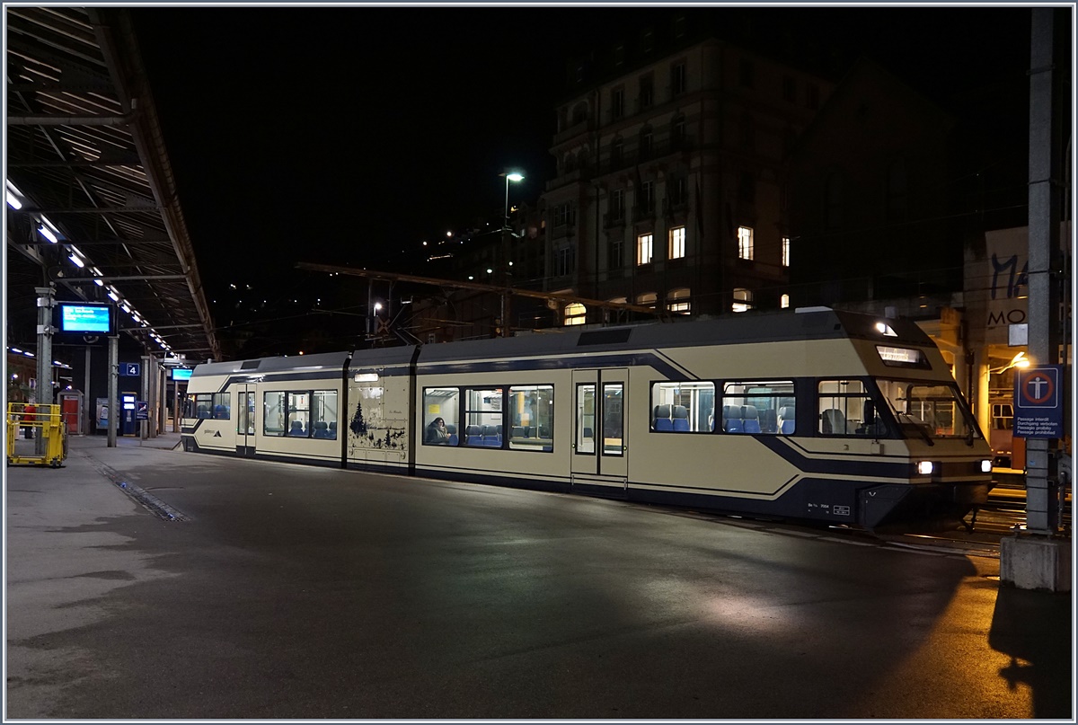 A CEV MVR GTW Be 2/6 in Montreux. 

05.01.2017