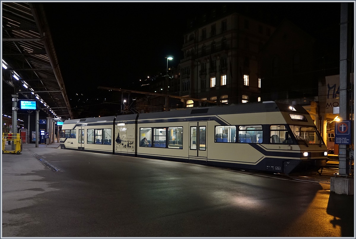 A CEV MVR GTW Be 2/6 in Montreux. 

05.01.2017