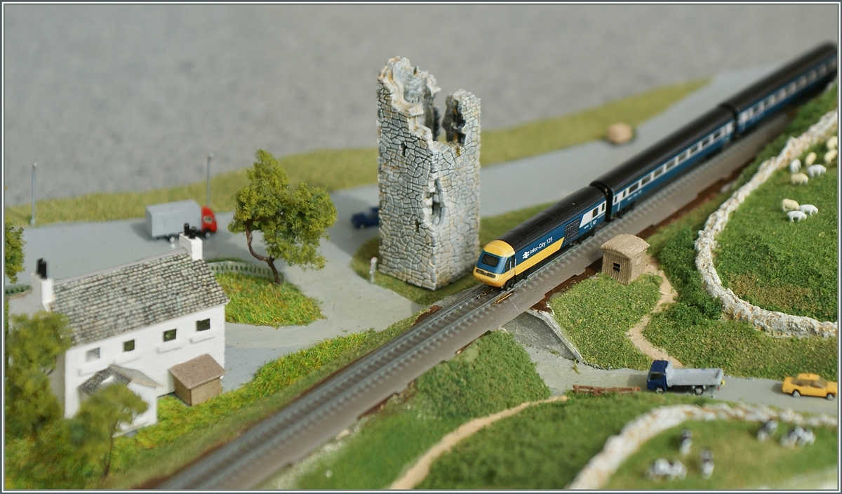 A Class 43 HST 125 on my T Gauge Diorama.
05.04.2013