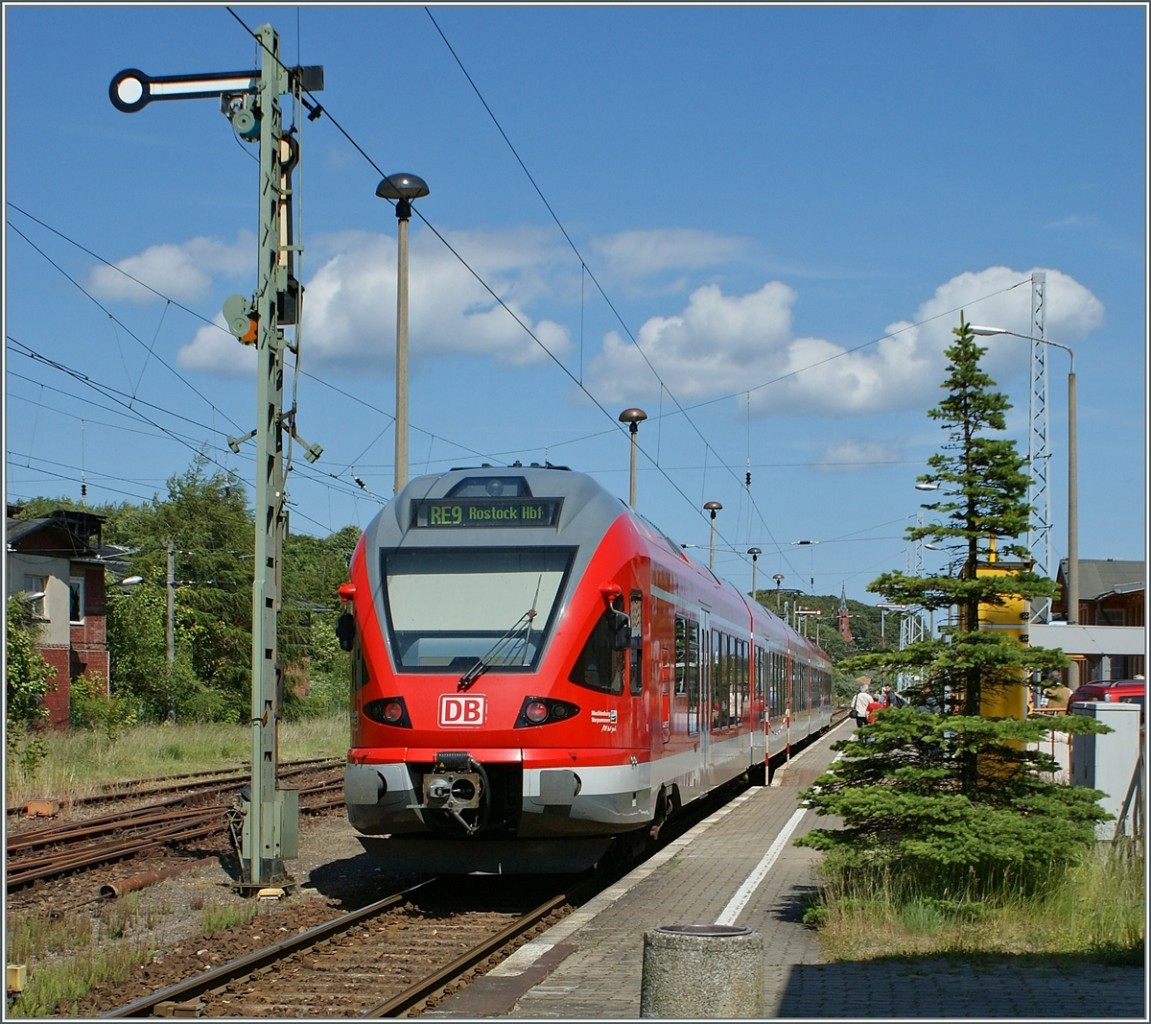 A DB ET 429 in Sassnitz. 
18.06.2009 