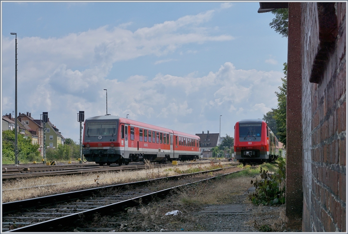A DB VT 628 in Friedrichshafen.
16.07.2016