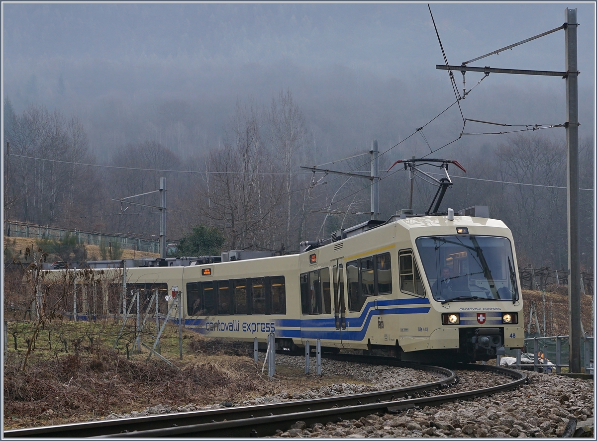 A FART Centovalli Express to Domodossola near Trontano.
31.01.2017