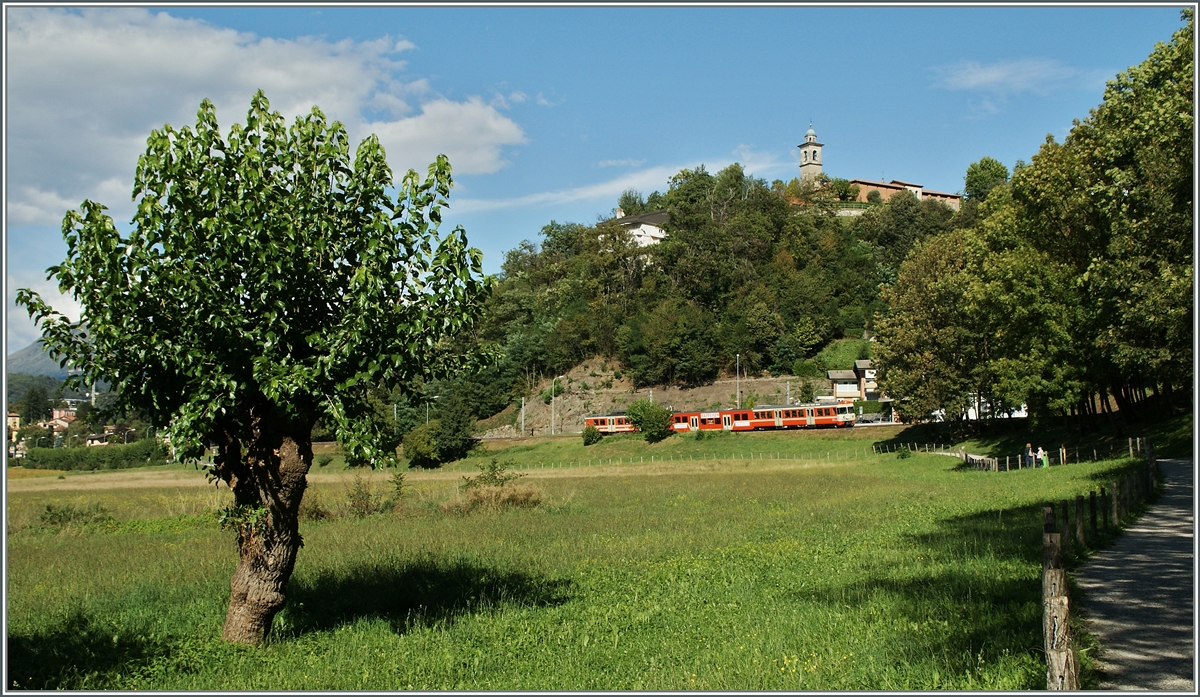 A FLP local train by Sorengo Laghetto. 
12.09.2013