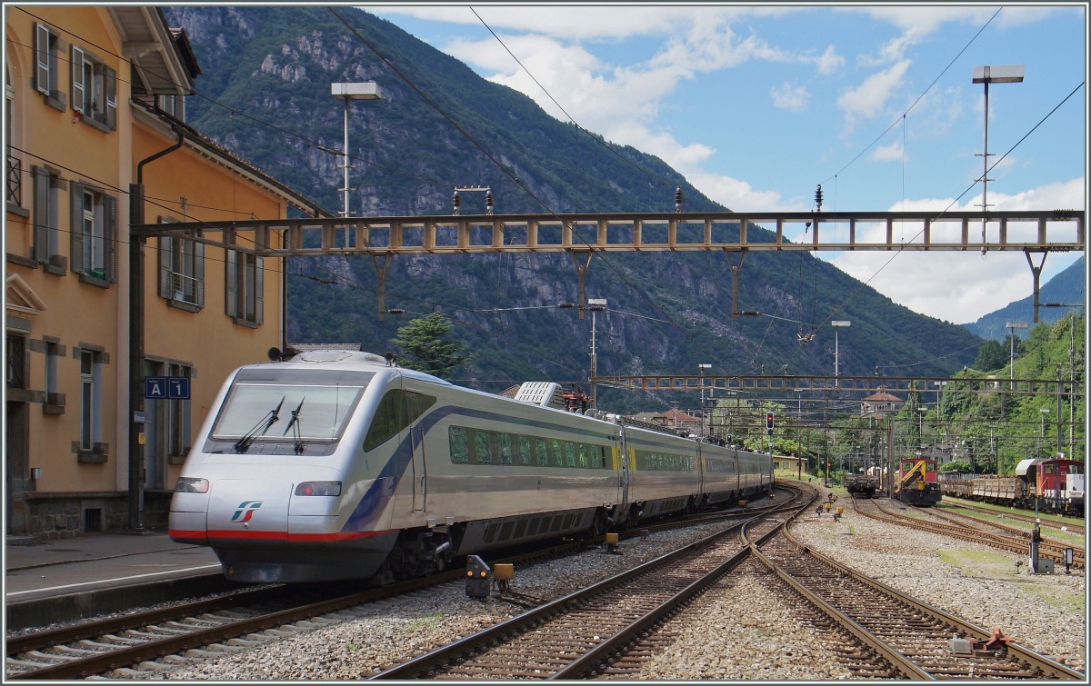 A FS ETR 470 in Biasca.
23.06.2015