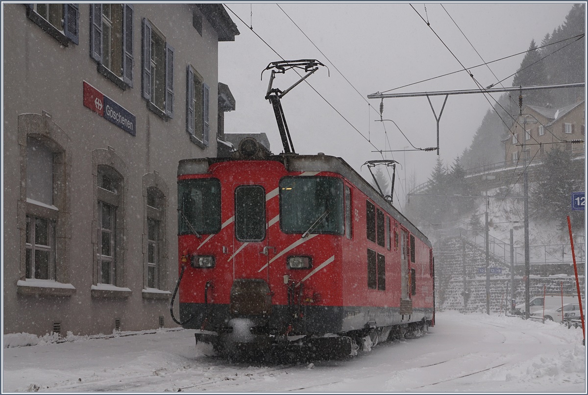 A MGB De 4/4 in Göschenen.
05.01.2017