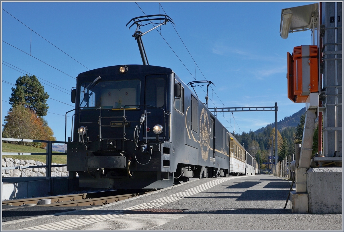 A MOB GDe 4/4 in Saanenmöser. 
29.10.2016