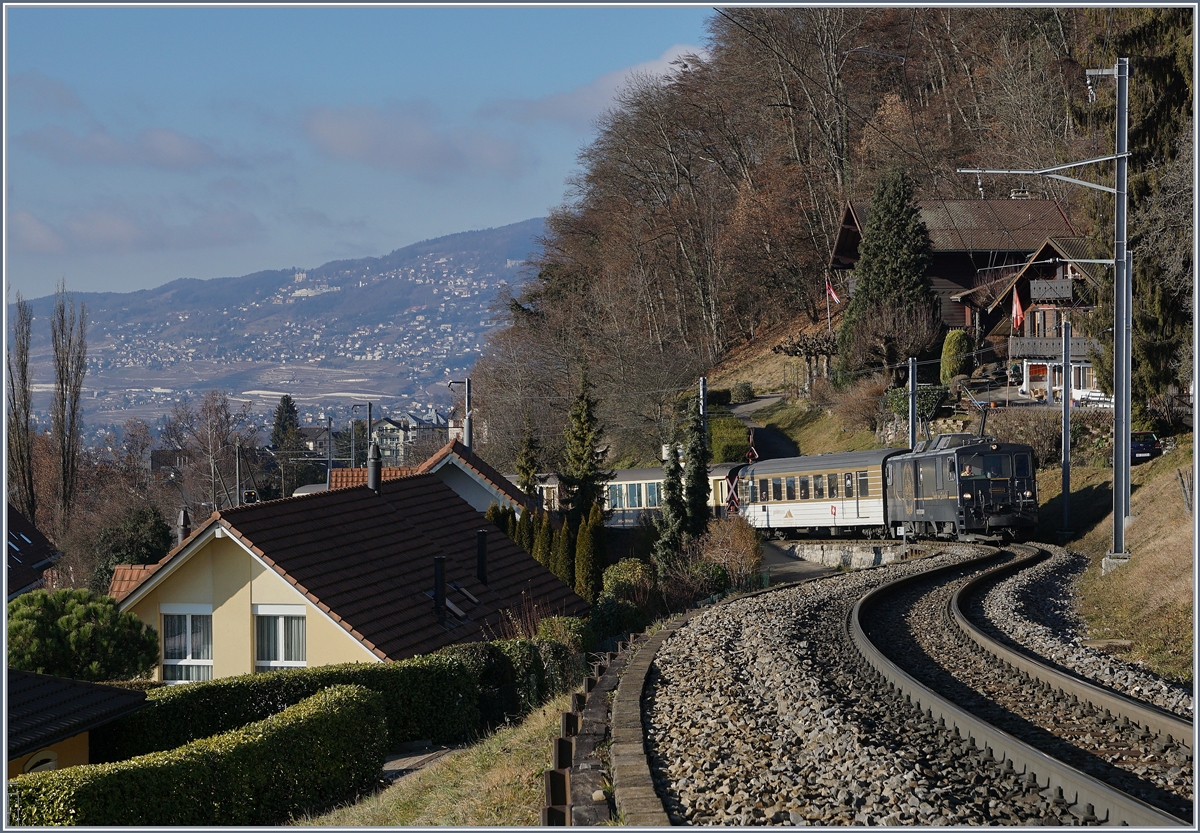 A MOB GDe 4/4 (Serie 6000) near Chernex.
27.12.2016