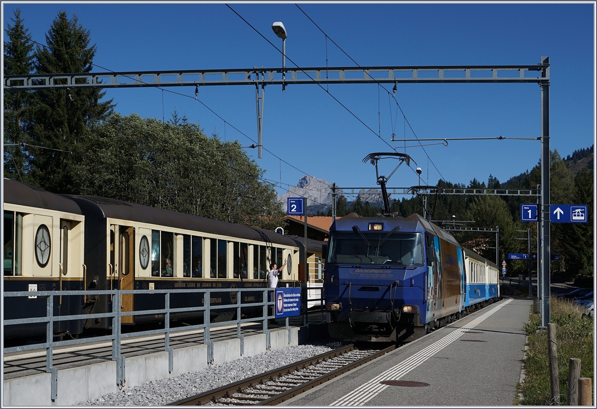 A MOB Ge 4/4 (Serie 8000) in Saanenmöser.
30.09.2016