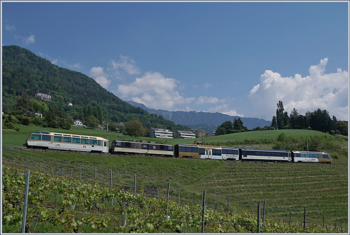 A MOB Golden Pass Panoramic on the way to Zweisimmen near Planchamp. 

18.05.2020