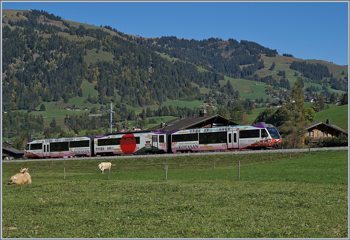 A MOB local train near Gstaad. 

05.10.2018