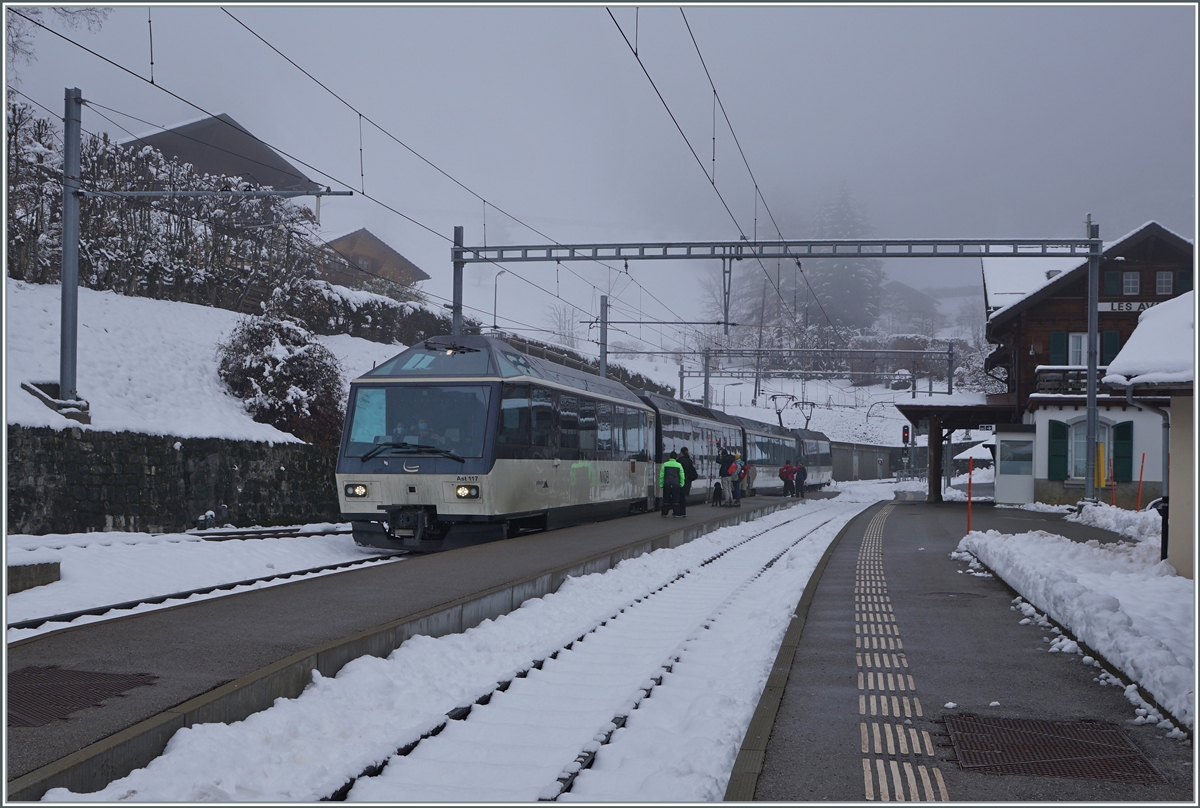 A MOB Service from Zweisimmen to Montreux by his stop in Les Avants. 

06.12.2020