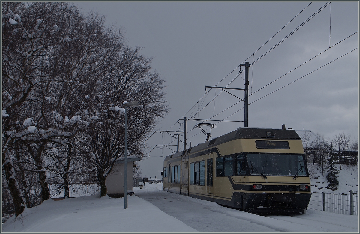 A MVR CEV GTW Be 2/6 by hisstop in Château d'Hauteville.
02.02.2015