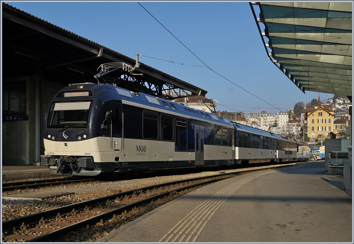 A new MOB Alpina Train in Montreux.
14.12.2016