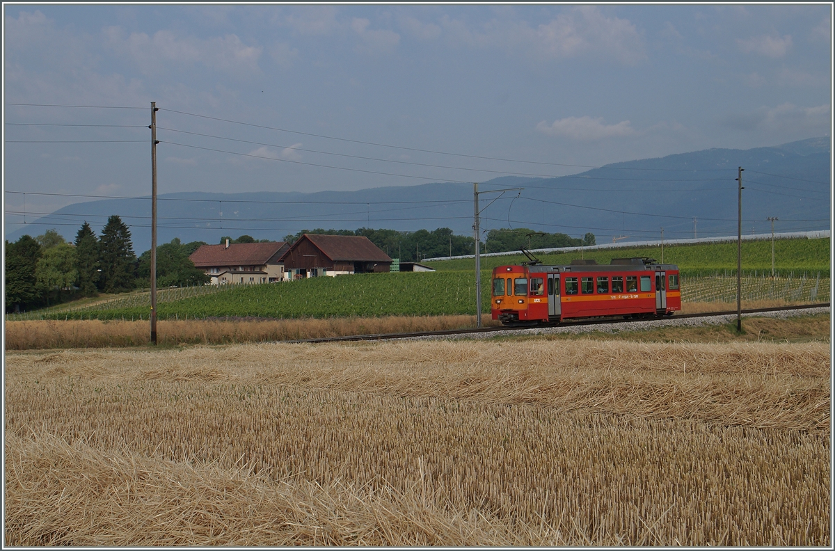 A NStCM local train between La Vuarpillière and Les Plantaz.
06.07.2015