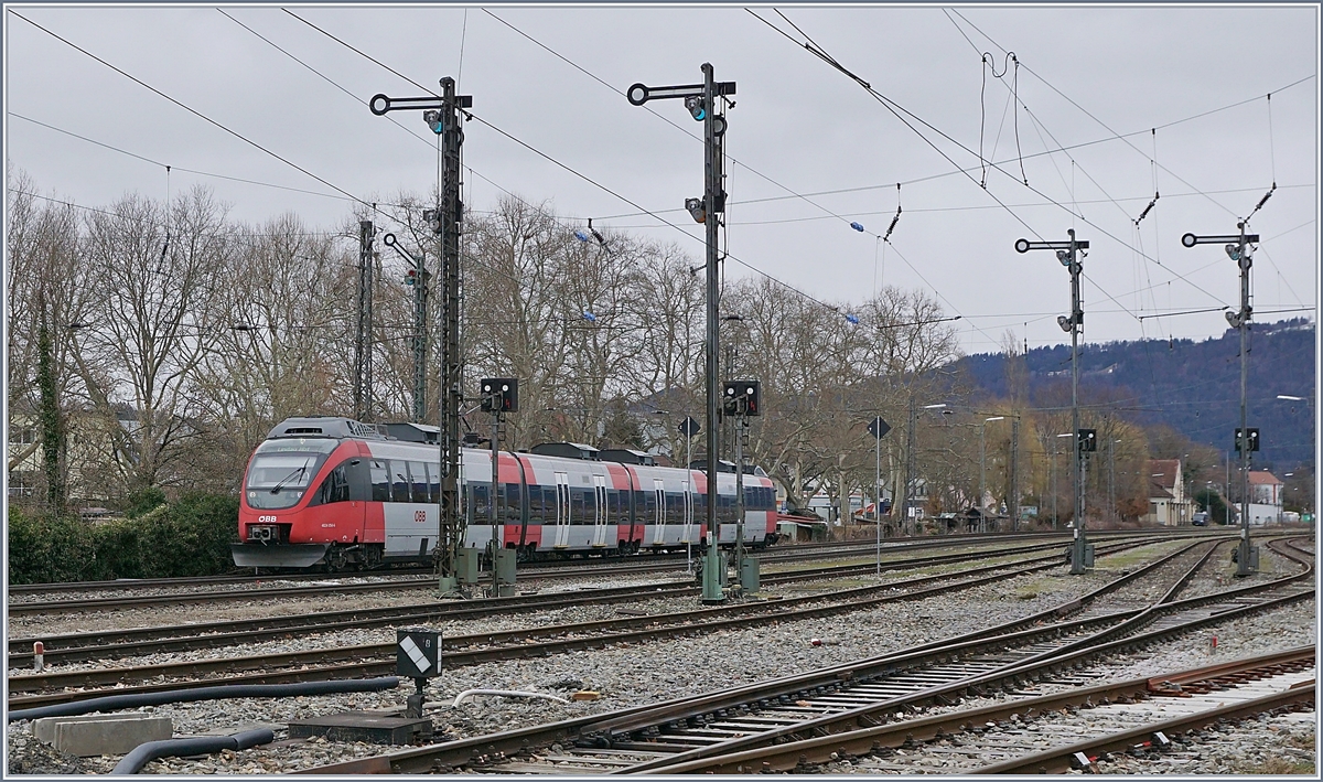 A ÖBB ET 4024 in Lindau Reutin.
14.03.2019