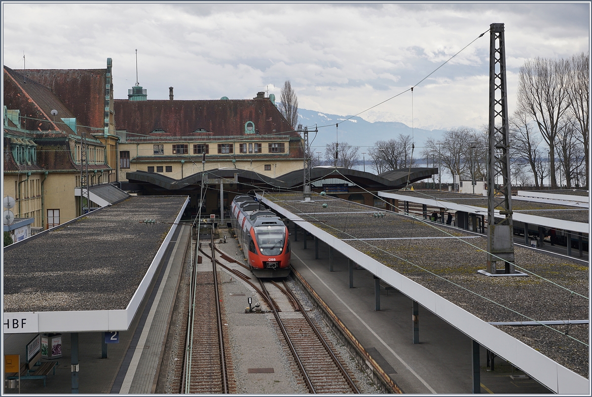 A ÖBB ET 4024 in Lindau.
16.03.2018