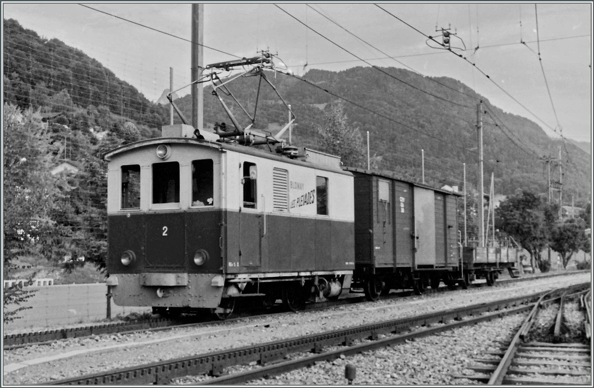 A old pictures from the CEV HGe 2/2 N° 2 in Blonay. 
(Summer 1986)