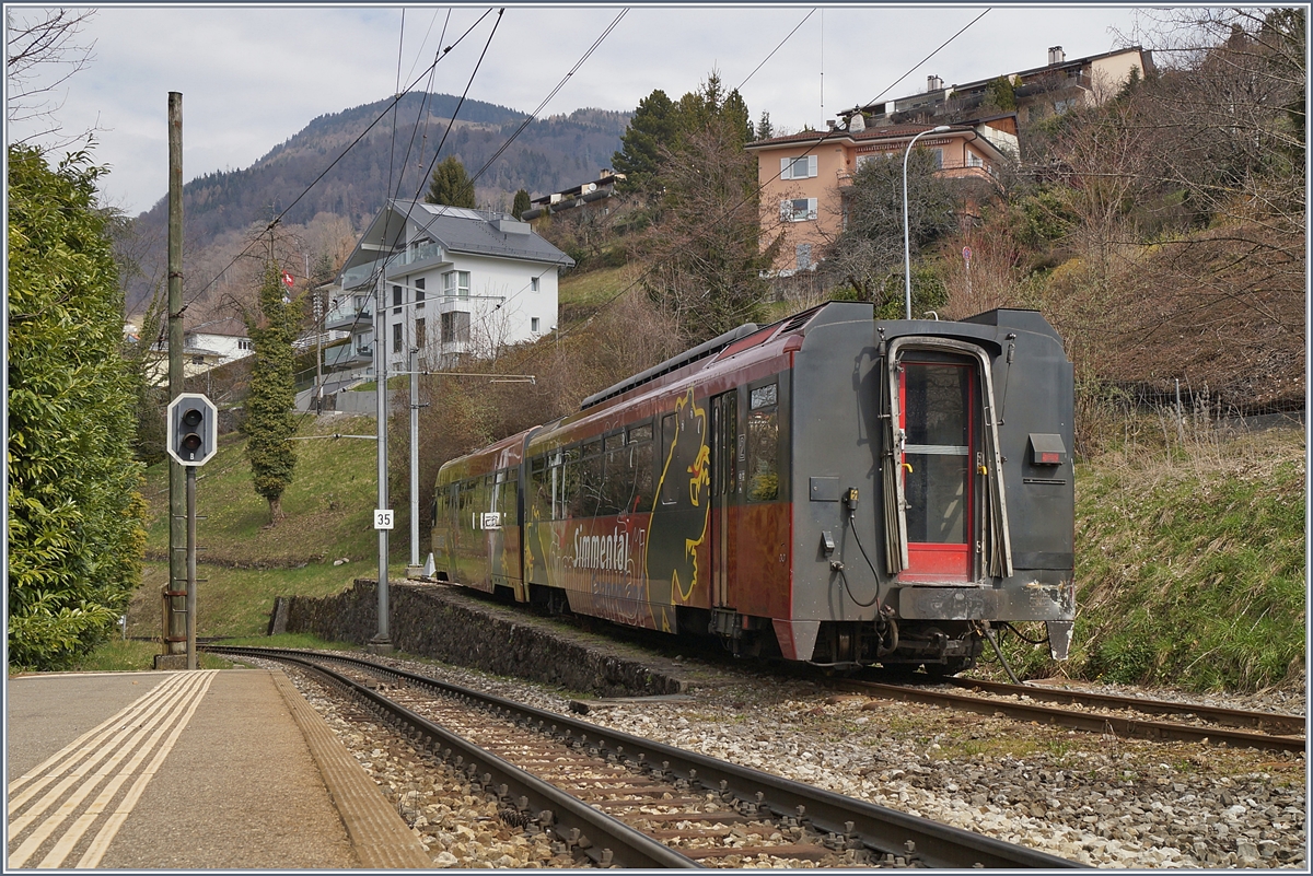 A part of the  Lenker-Pendel  in Fontanivent
(Be 4/4 5005 and ABt 364)
25.03.2018