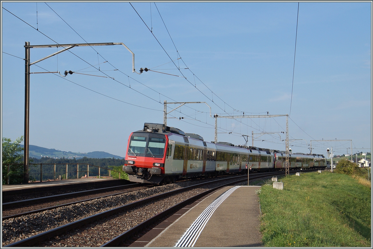 A RE Bern - Romont - Palézieux/Bulle by Neyruz. 06.08.2015