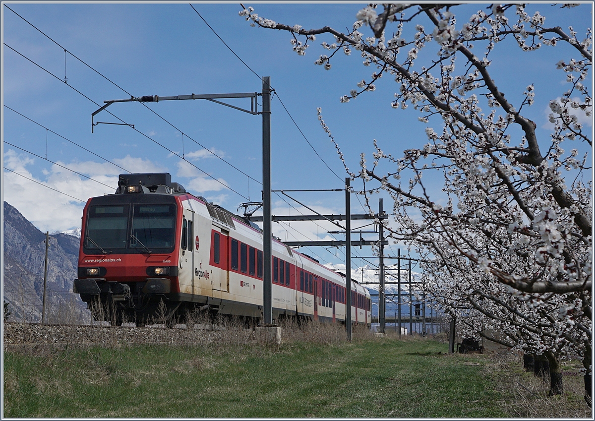 A RegioAlp Domino between Saxon and Charrat Fully.
04.04.2018