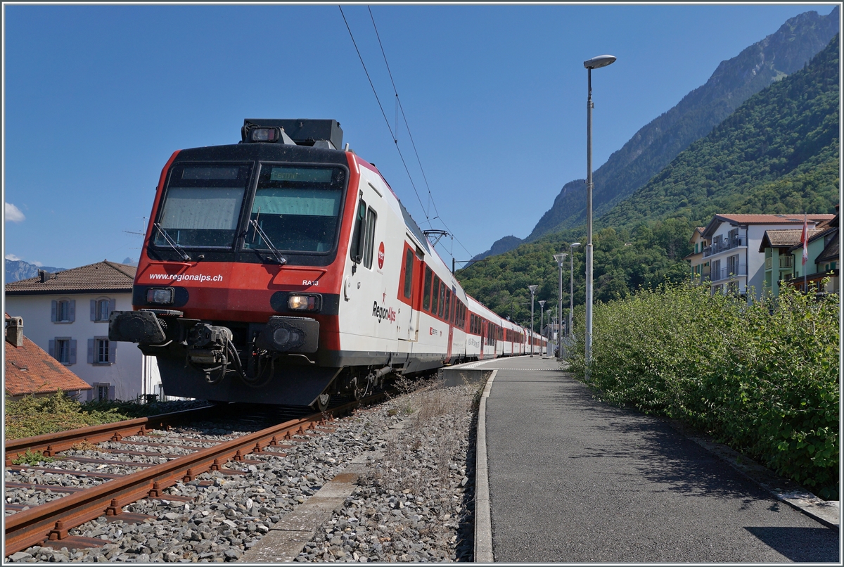 A Regionalps RBDe 560 in St Gingolph (Suisse). 

16.08.2022