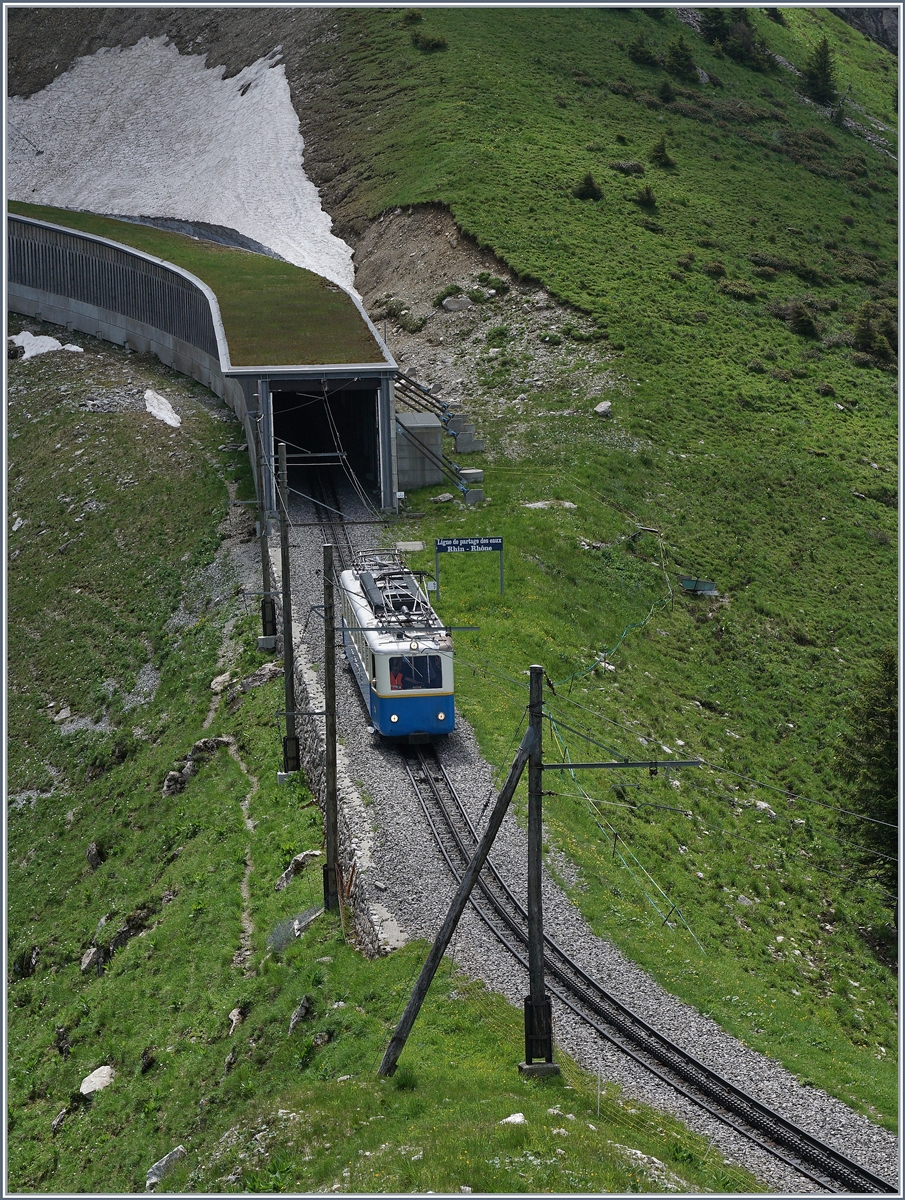 A Rochers de Naye Bhe 2/4 between the Rochers de Naye and Jaman.
03.07.2016