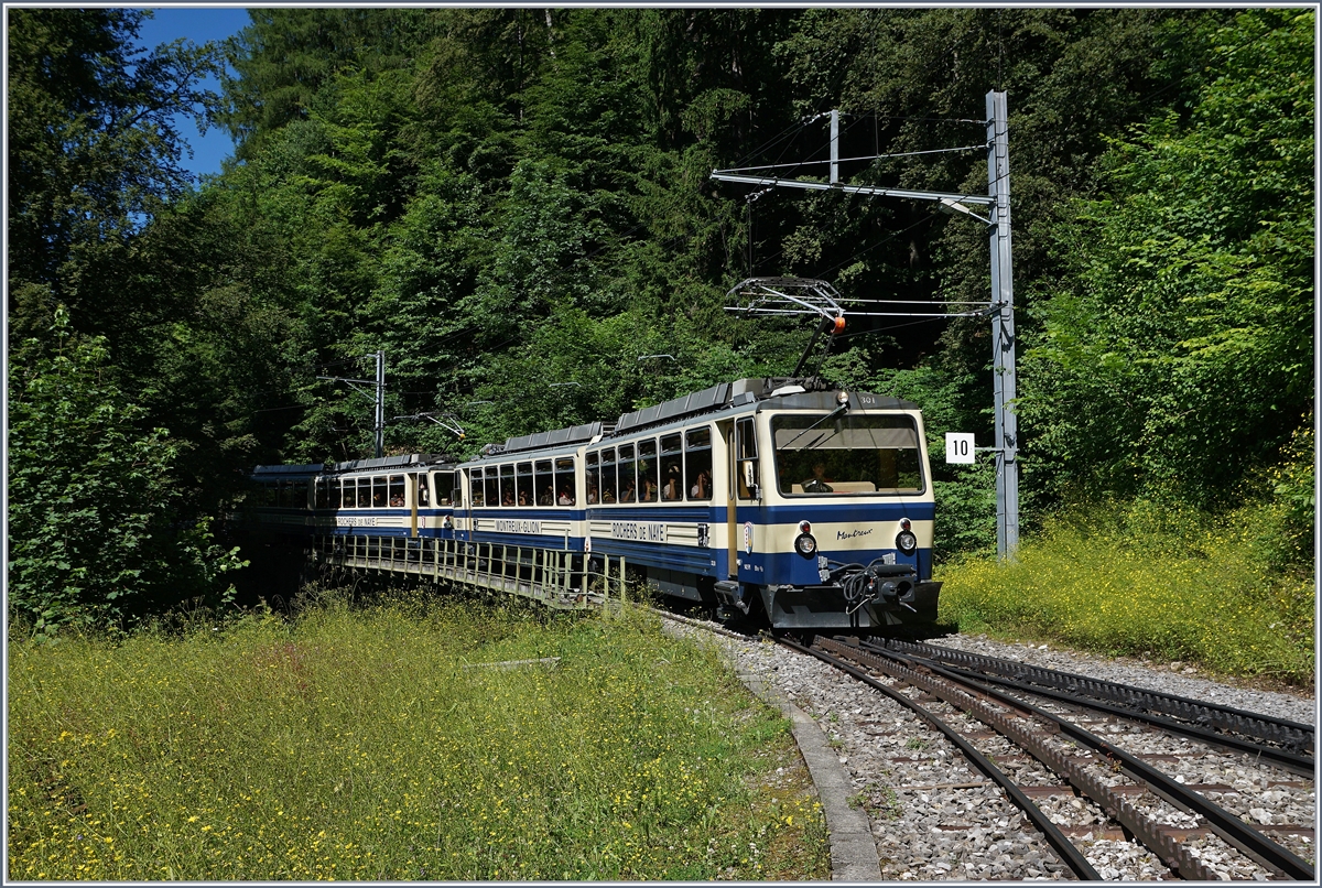 A Rochers de Naye local train by Le Tremblex. 
03.07.2016