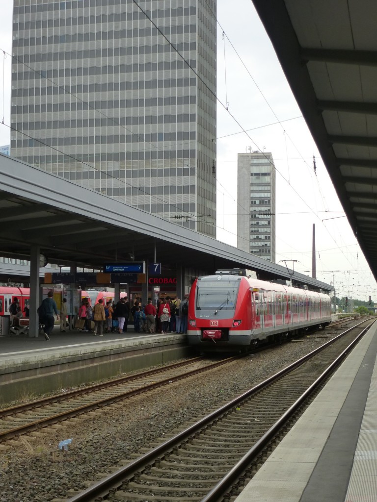 A S3 is standing in Essen main station on August 20th 2013.