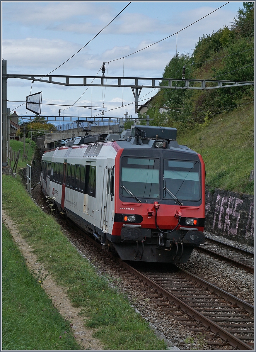 A SBB Domino between Grandvaux and Bossière. 
06.09.2017