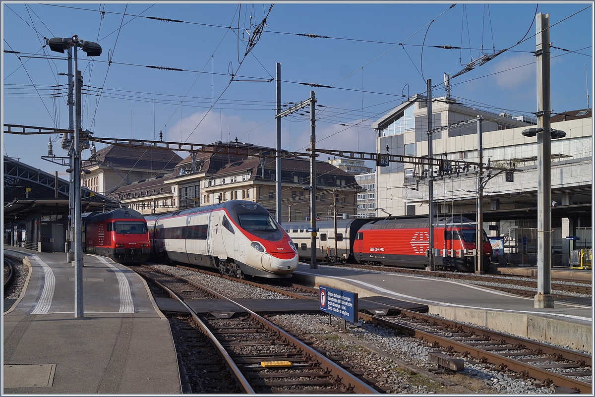 A SBB ETR 610 RABe 503 on the way to Milan in Lausanne.
09.02.2018
